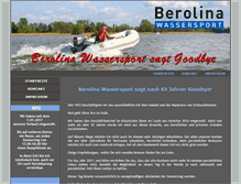 Tablet Screenshot of berolinawassersport.de